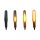 1 pair of rubber-mounted running light indicators edge Pro Black