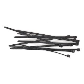 Cable tie 100 x 2.5 mm, black, 10 pcs.