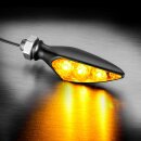 1 pair Kellermann Rhombus S Dark, LED indicator, tinted...