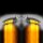 1 pair Kellermann Rhombus S Dark, LED indicator, tinted glass