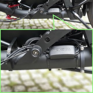 velorian e-bike turn signal set ready to mount for AZUB TRIcon 26HR with carrier