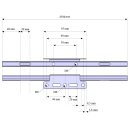 Blinkerhalterung 275 mm lang M8