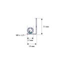 Blinkerhalterung 275 mm lang M8