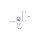 Blinkerhalterung 275 mm lang M8