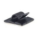 10 Stück Kabelclips selbstklebend 4,8 mm schwarz